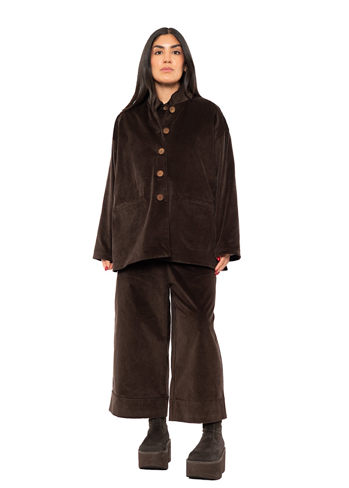 RELAXED VELVET EVELINE JACKET