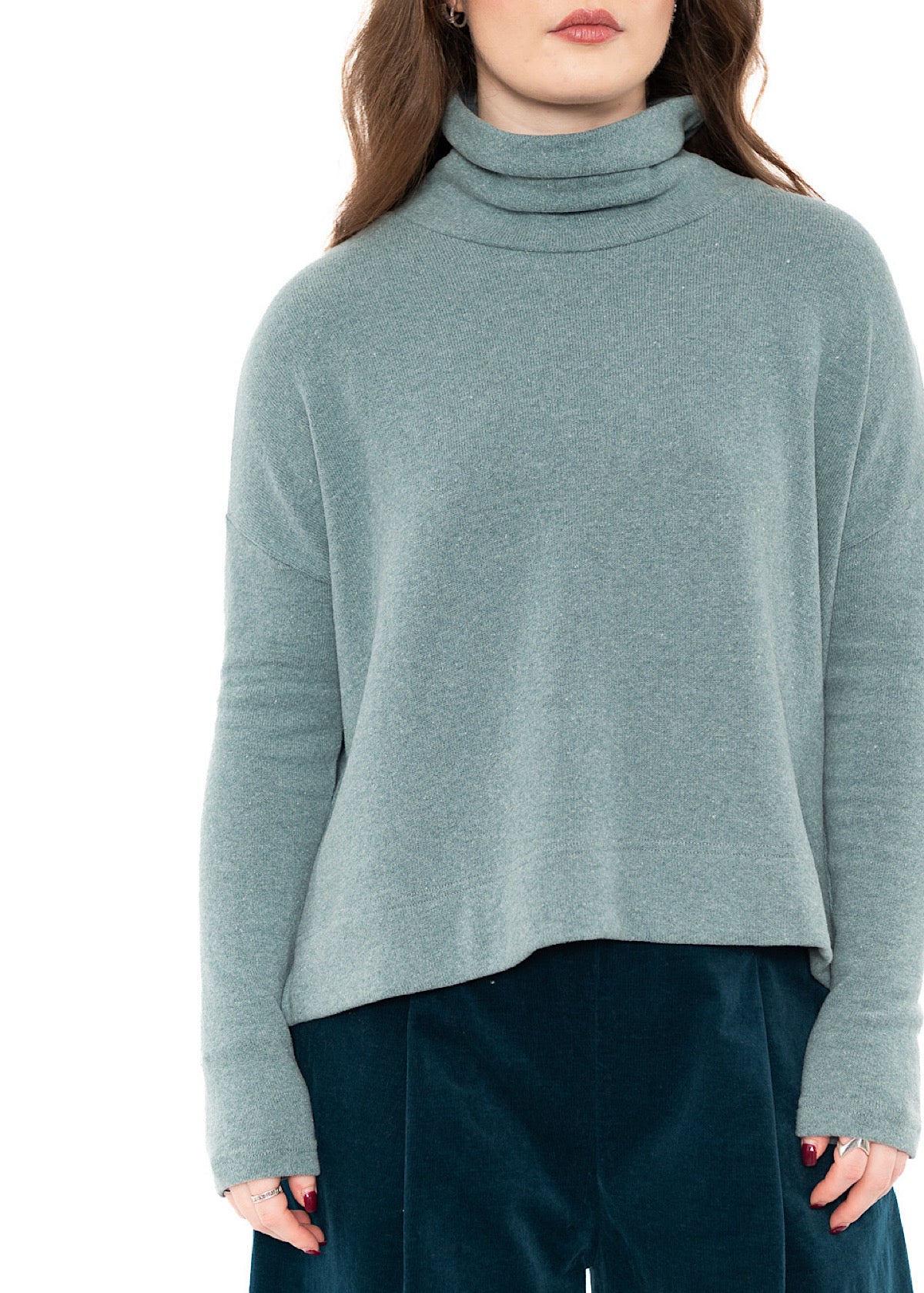 SIGNATURE COTTON-FLEECE MOYET PULLOVER