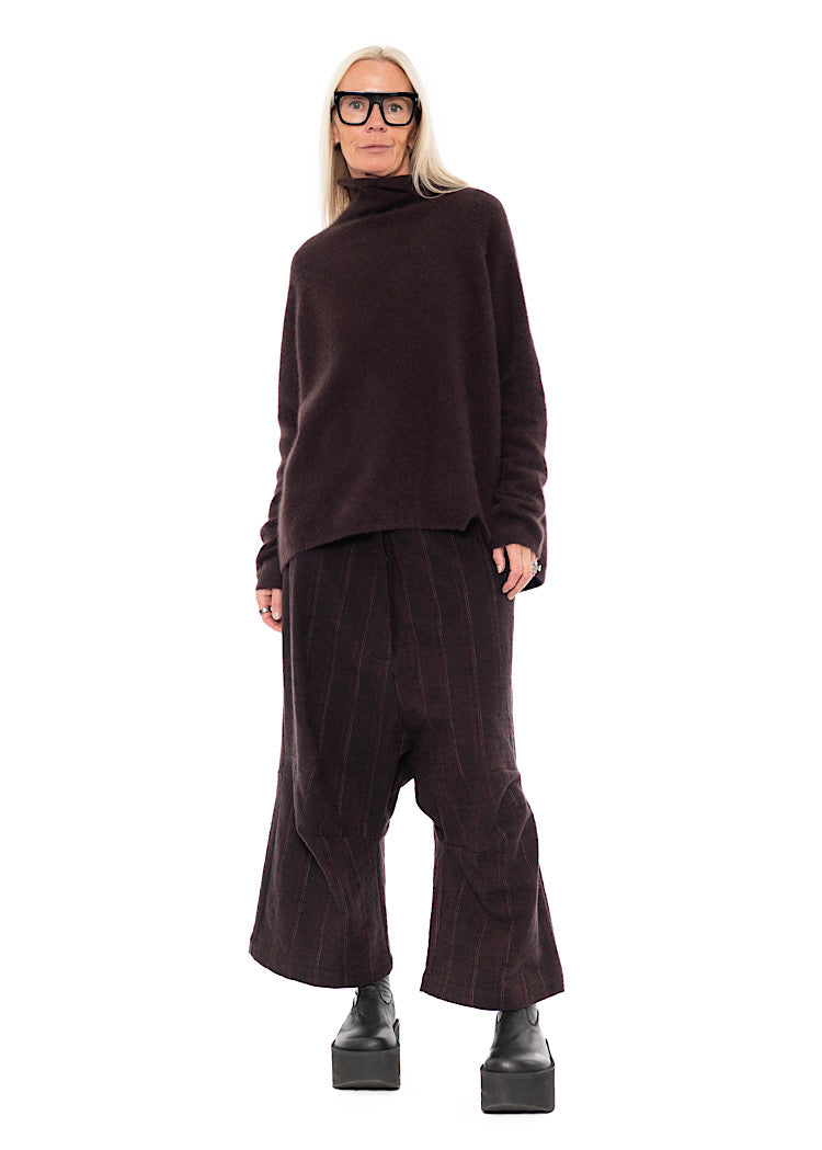 SIGNATURE RACCOON FUNNEL NECK KNIT