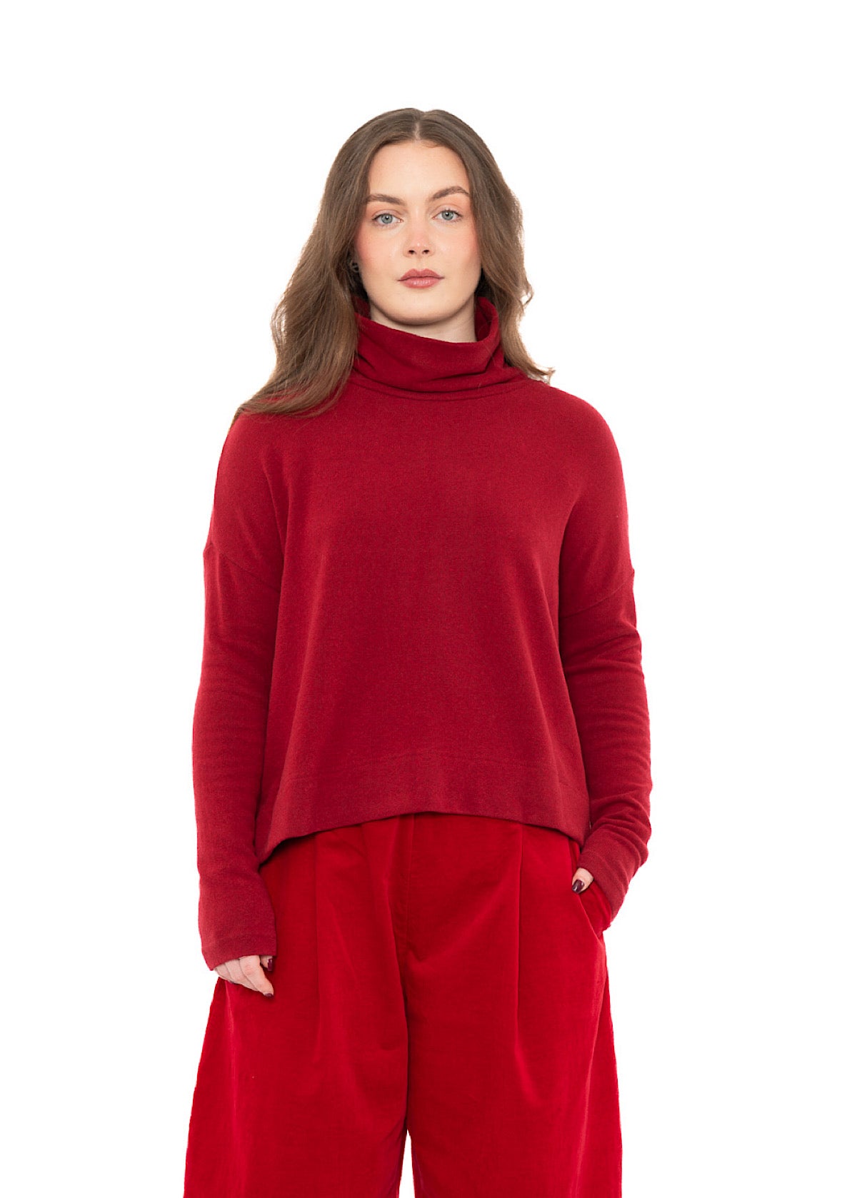 SIGNATURE COTTON-FLEECE MOYET PULLOVER