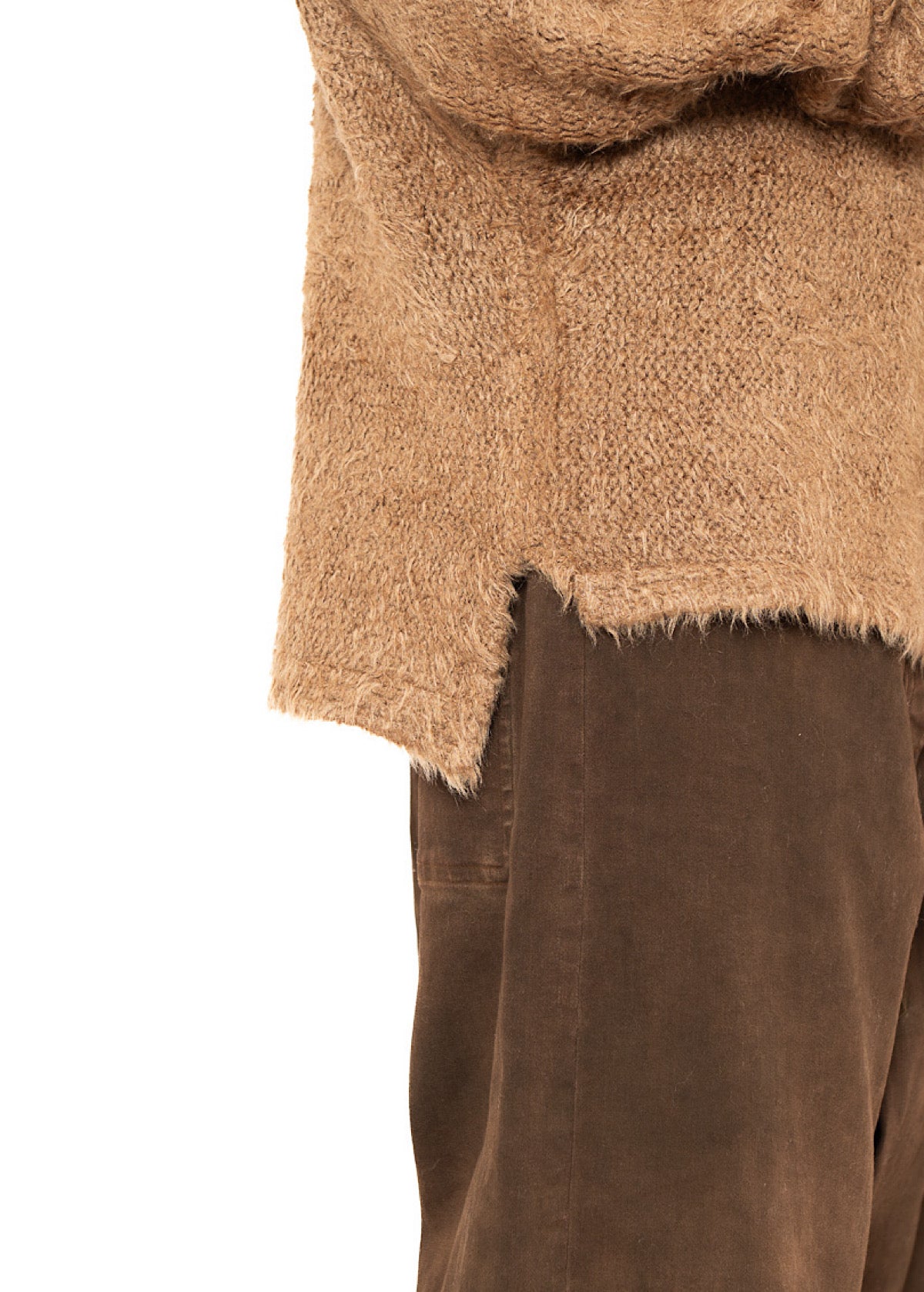RELAXED SILK KNIT PULLOVER