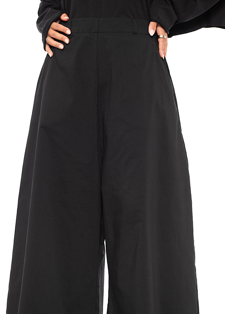 STRETCH WIDE LEG TROUSER