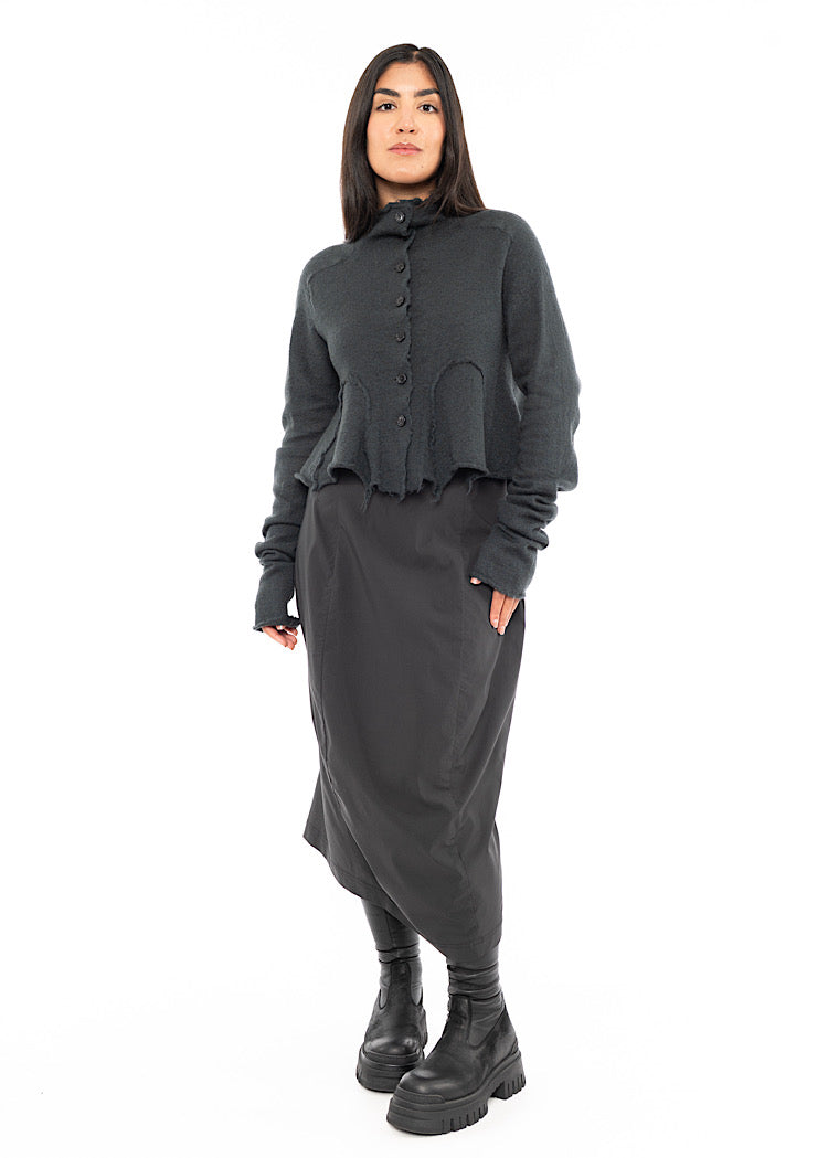 PRE-LOVED RUNDHOLZ BLACK LABEL CROPPED CARDIGAN