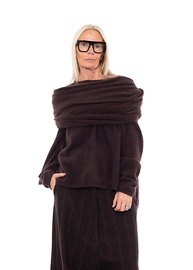 SIGNATURE RACCOON HAIR SCARF