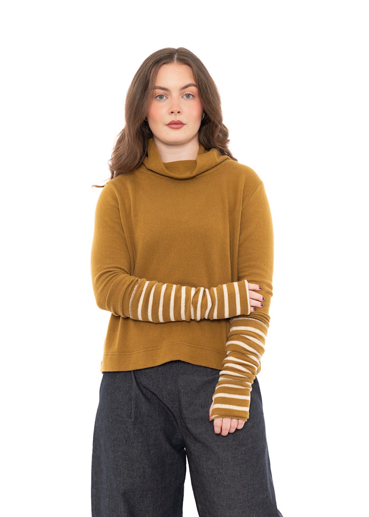 STRIPED SIGNATURE COTTO CUFF