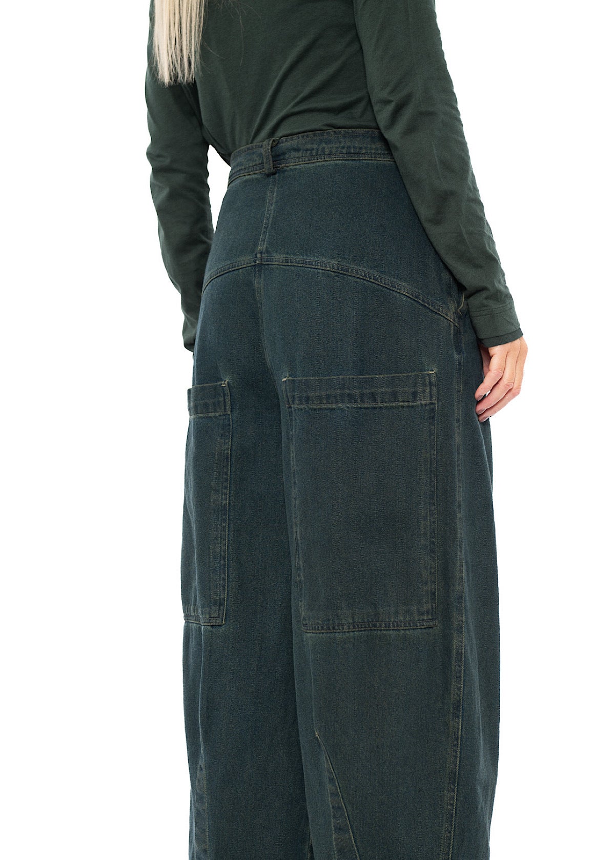 DENIM BALLOON TROUSER
