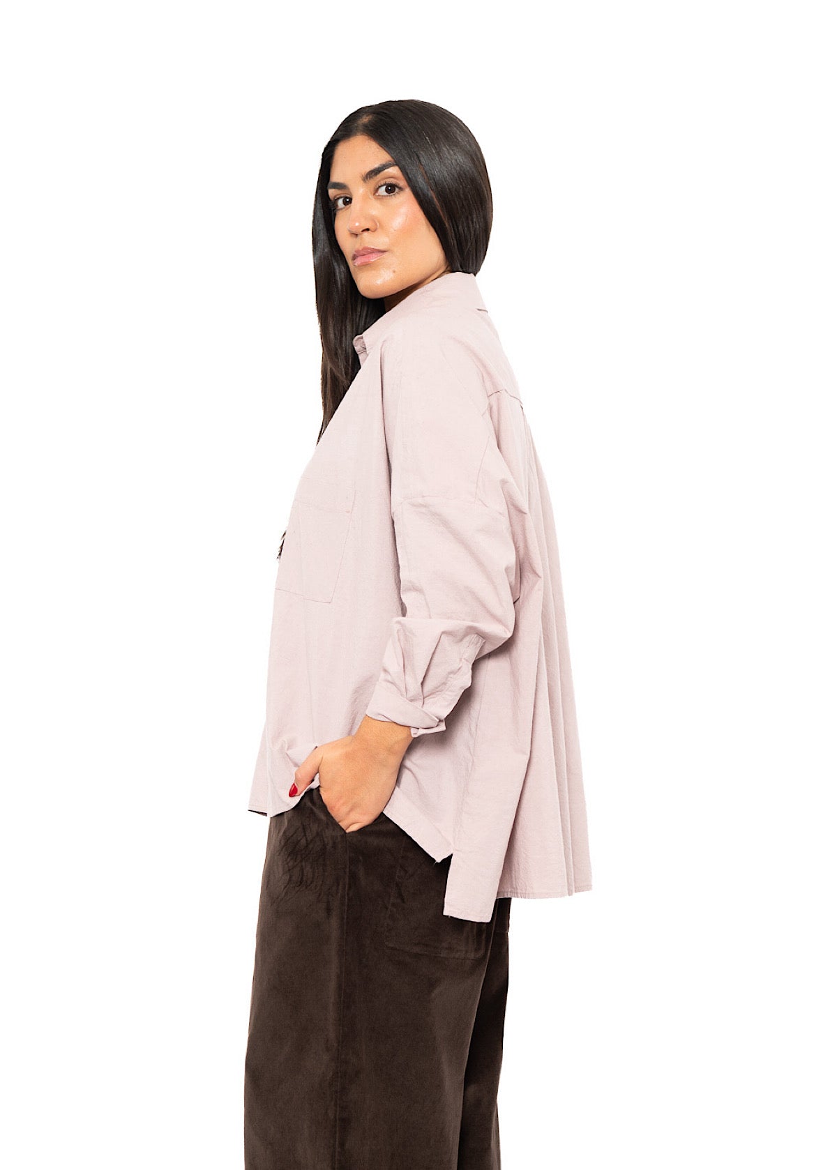 OVERSIZED CRISP COTTON CINDY SHIRT