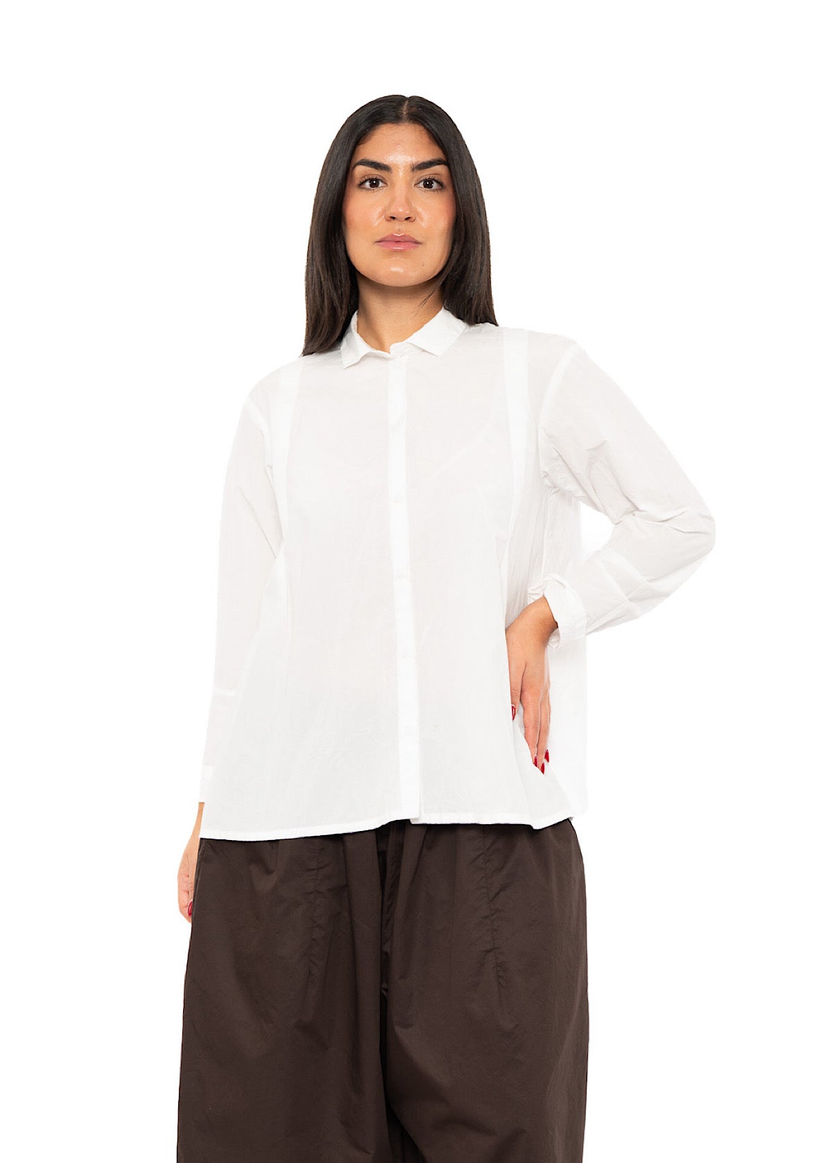 CRINKLE COTTON SHIRT