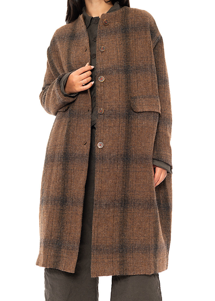 HARRIS TWEED MARINA COAT