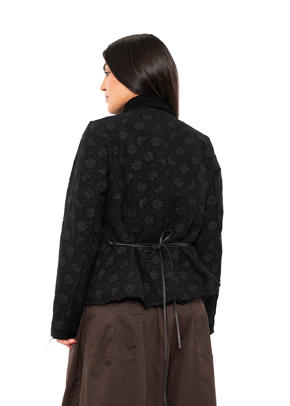 FLORAL JACQUARD JACKET