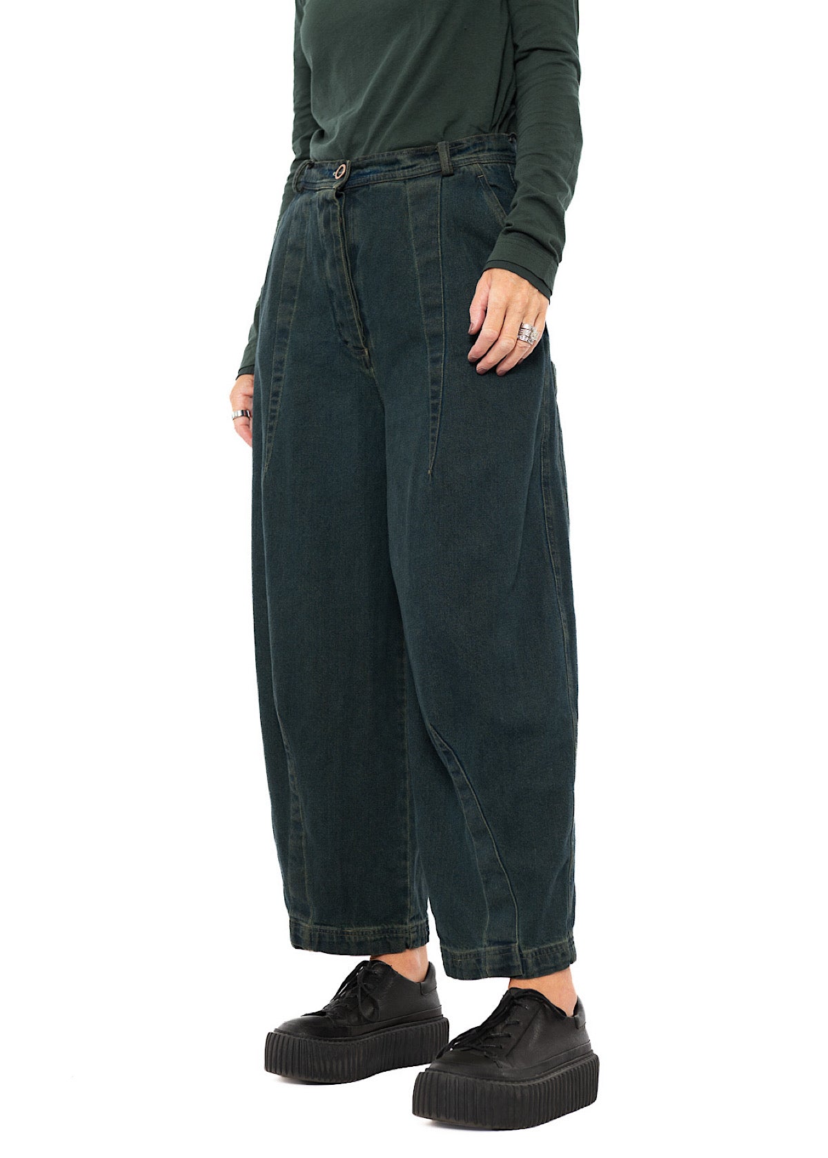 DENIM BALLOON TROUSER