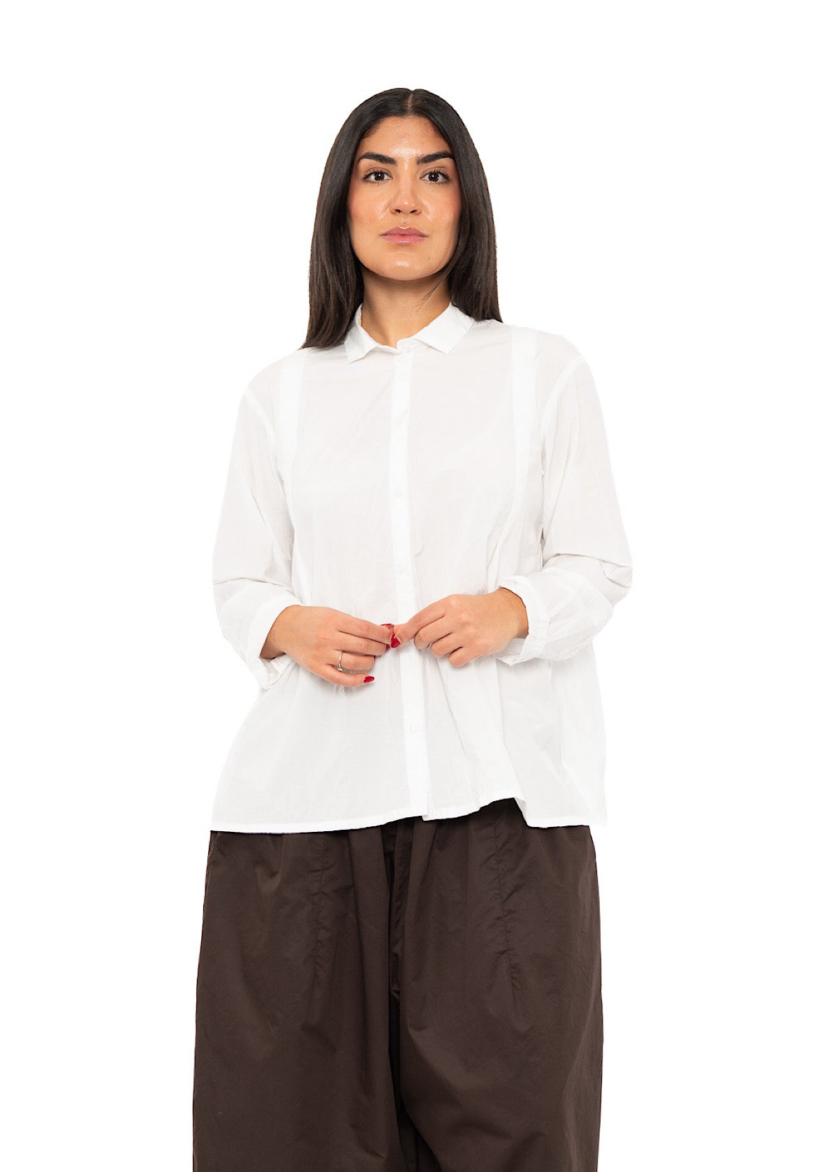CRINKLE COTTON SHIRT