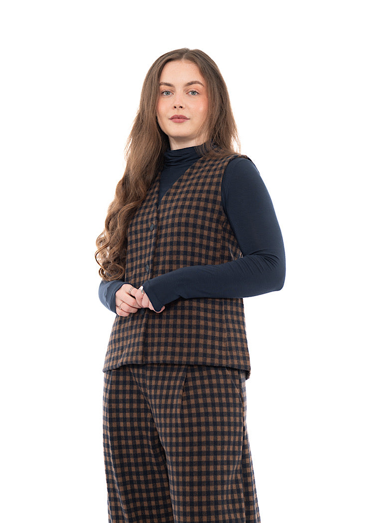 CHECKED GENNY WAISTCOAT