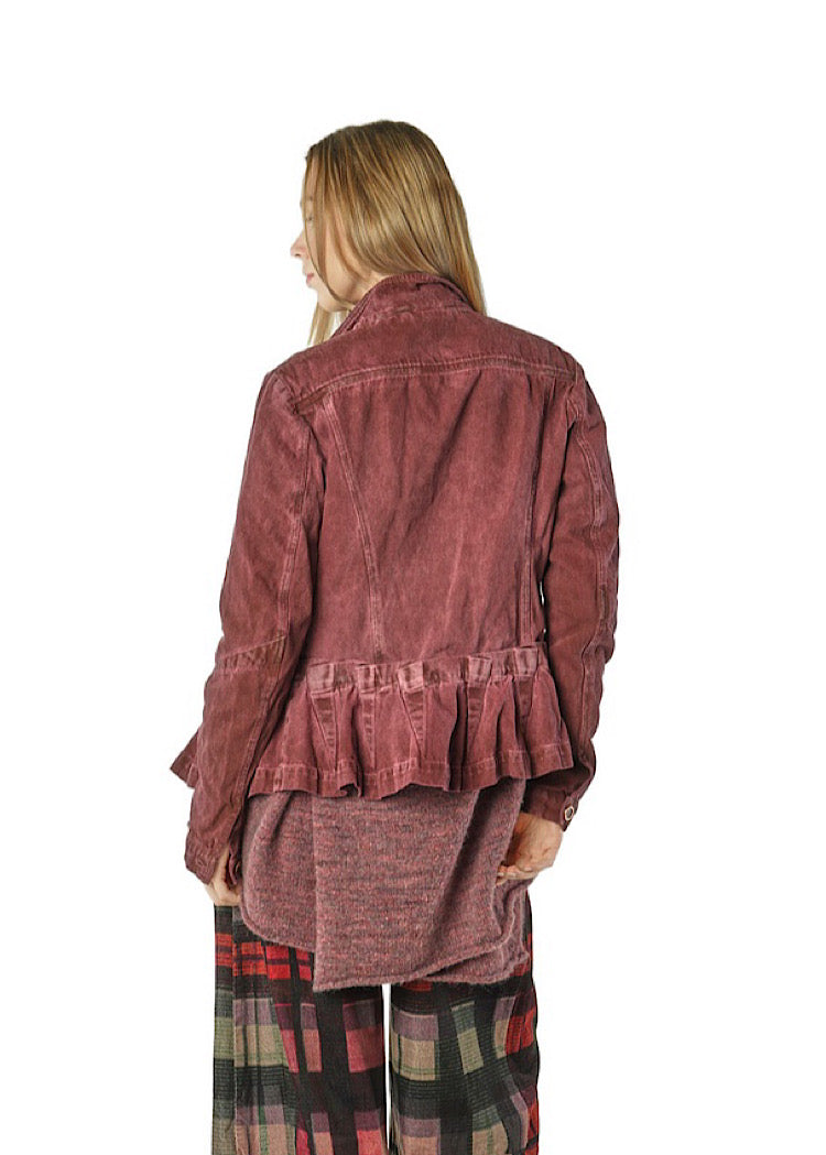GARMENT-DYED DENIM JACKET *FOREST CLOUD* (Shown in LAVA CLOUD)