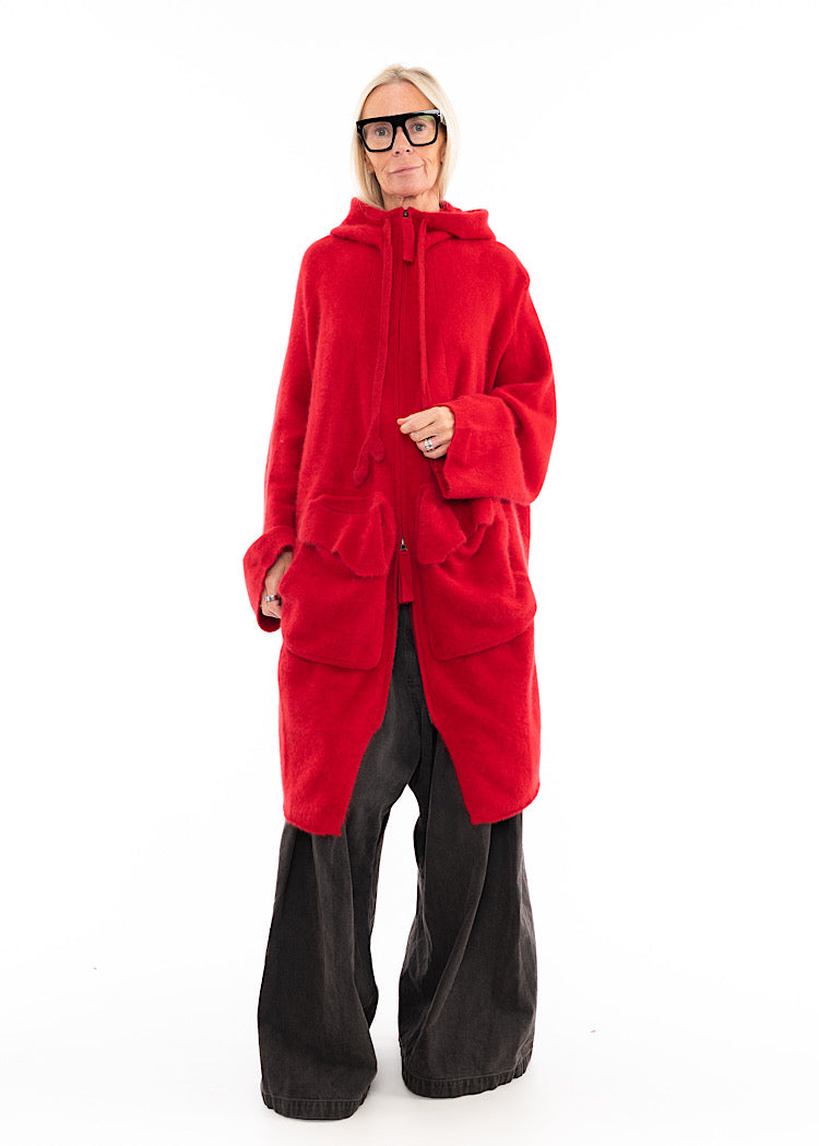 RUNDHOLZ x HOUSE OF VALERIE KNITTED COAT