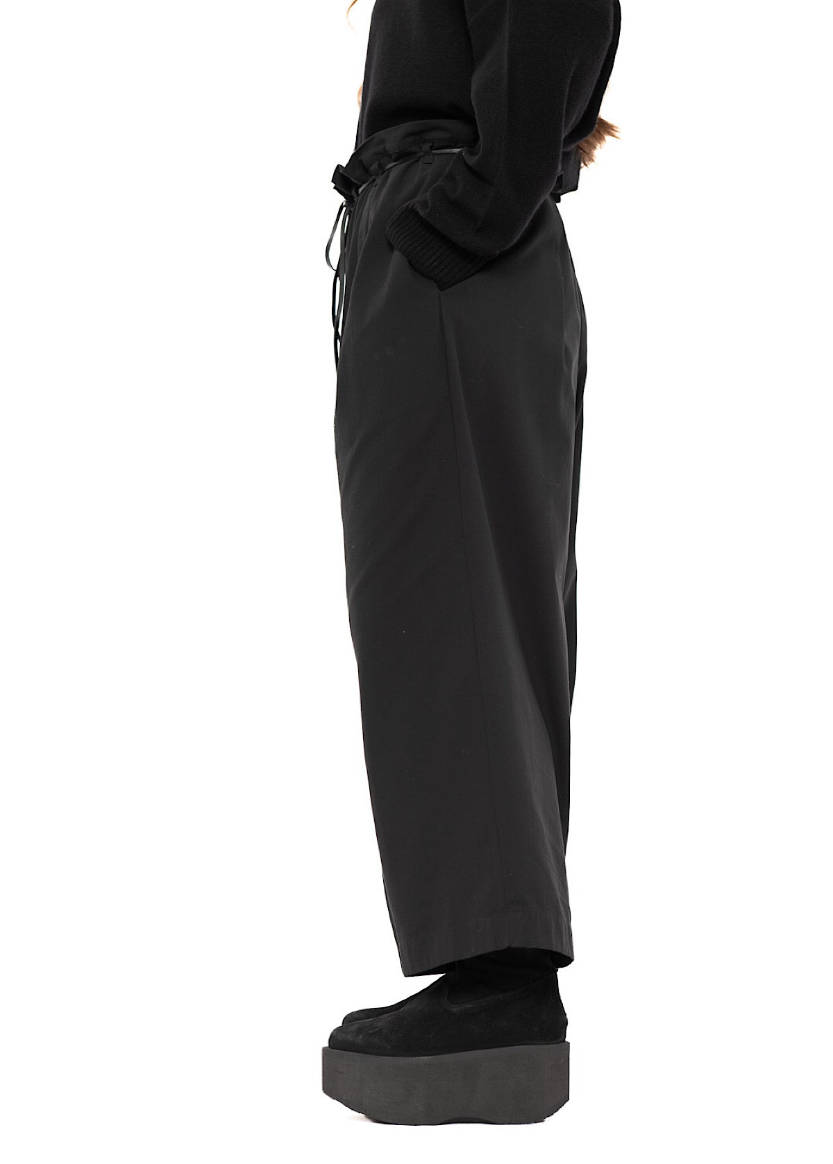 STRAIGHT LEG COTTON TROUSER