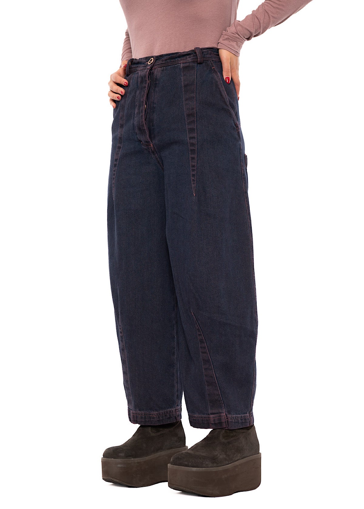 DENIM BALLOON TROUSER