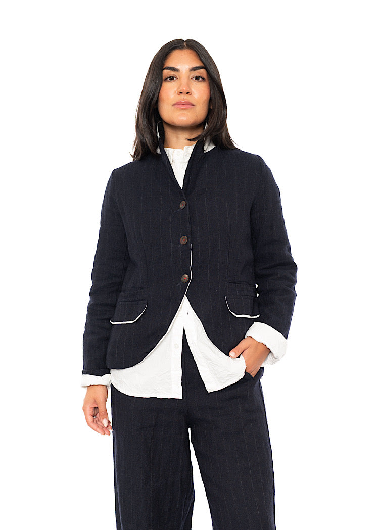 PINSTRIPE VIOLA JACKET