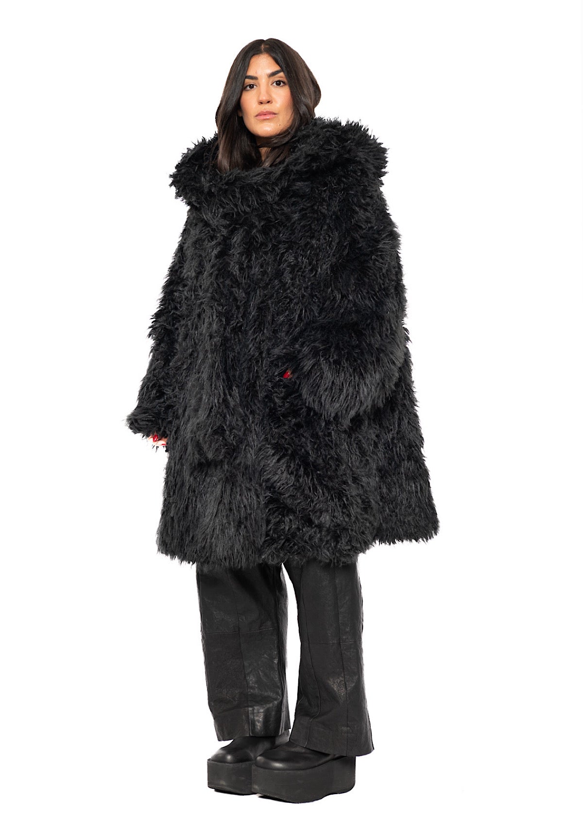 STATEMENT FAUX FUR COAT