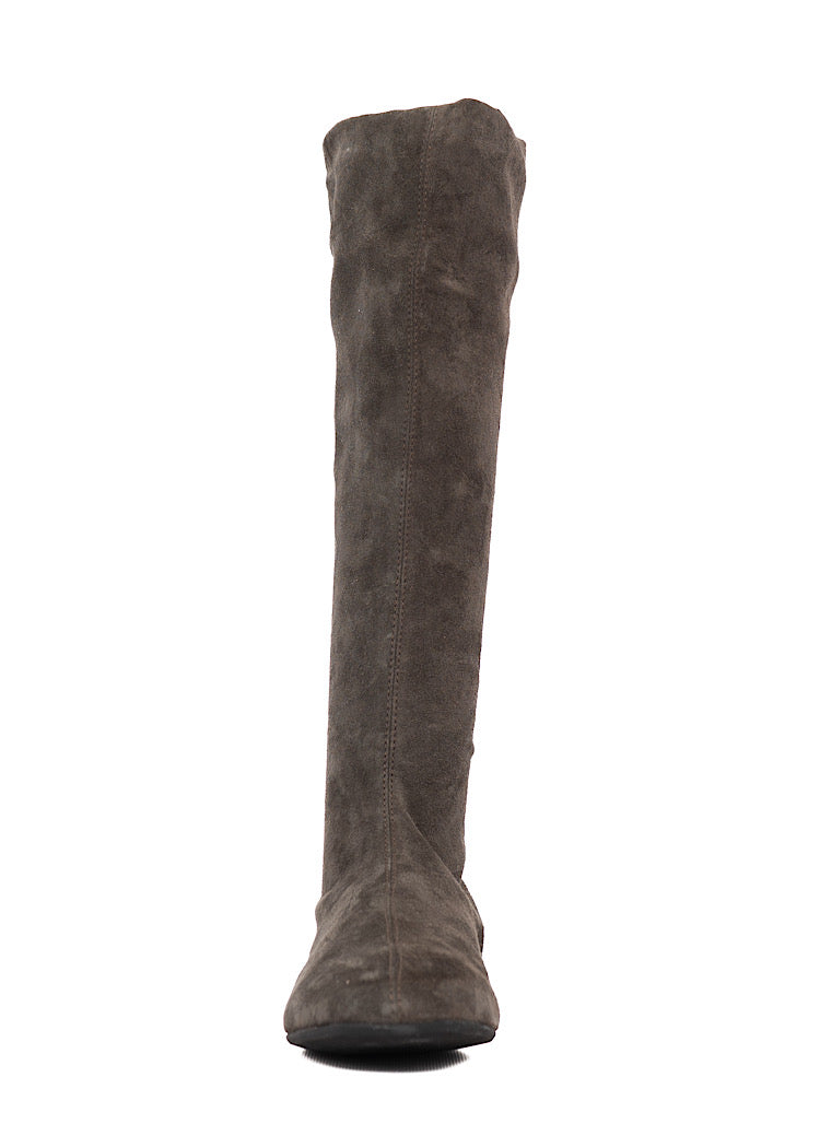 TALL STRETCH SUEDE BOOT
