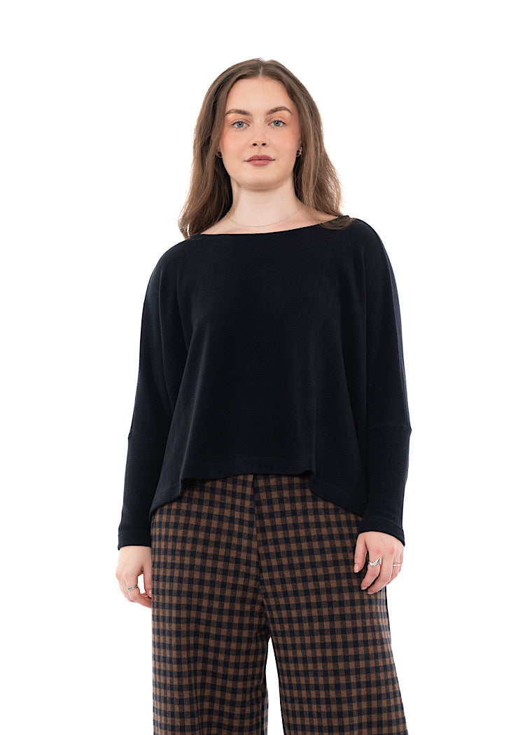 SIGNATURE COTTON-FLEECE KIRA PULLOVER