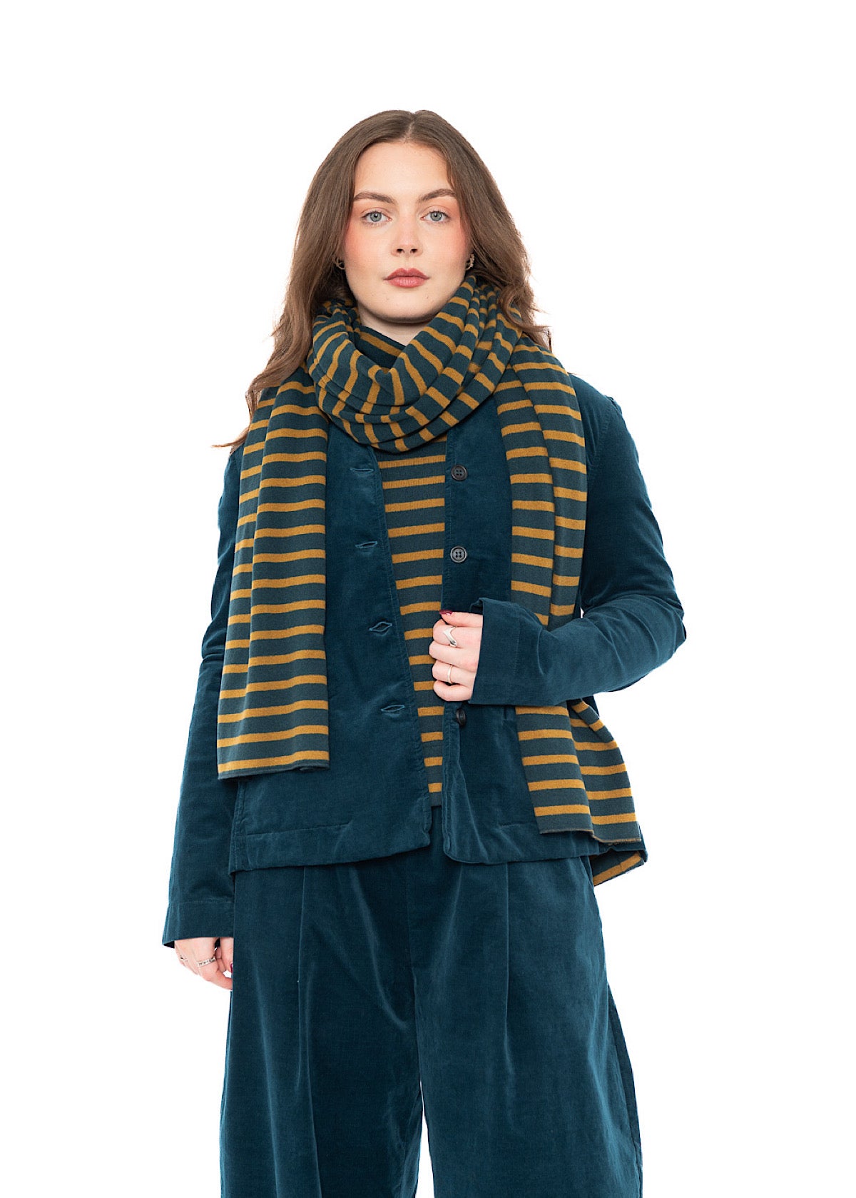 SIGNATURE STRIPED SEGOVIA SCARF