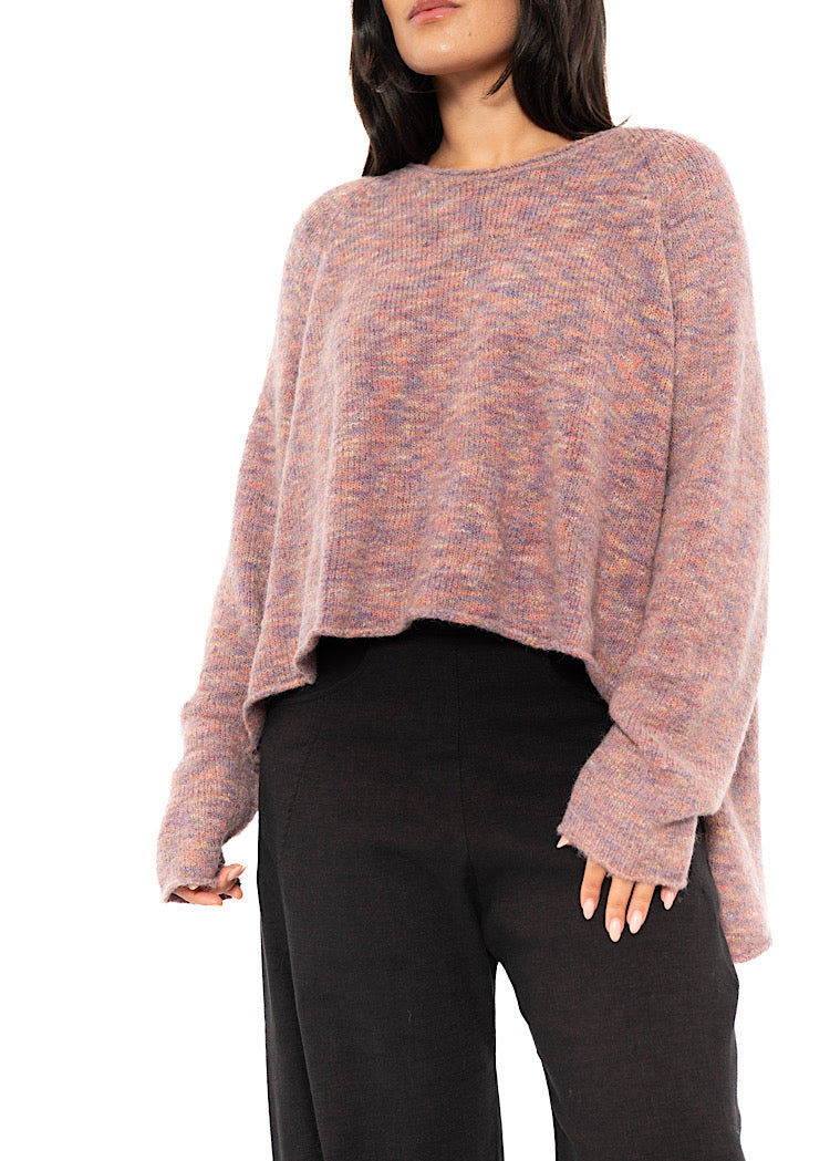 MÉLANGE KNITTED PULLOVER