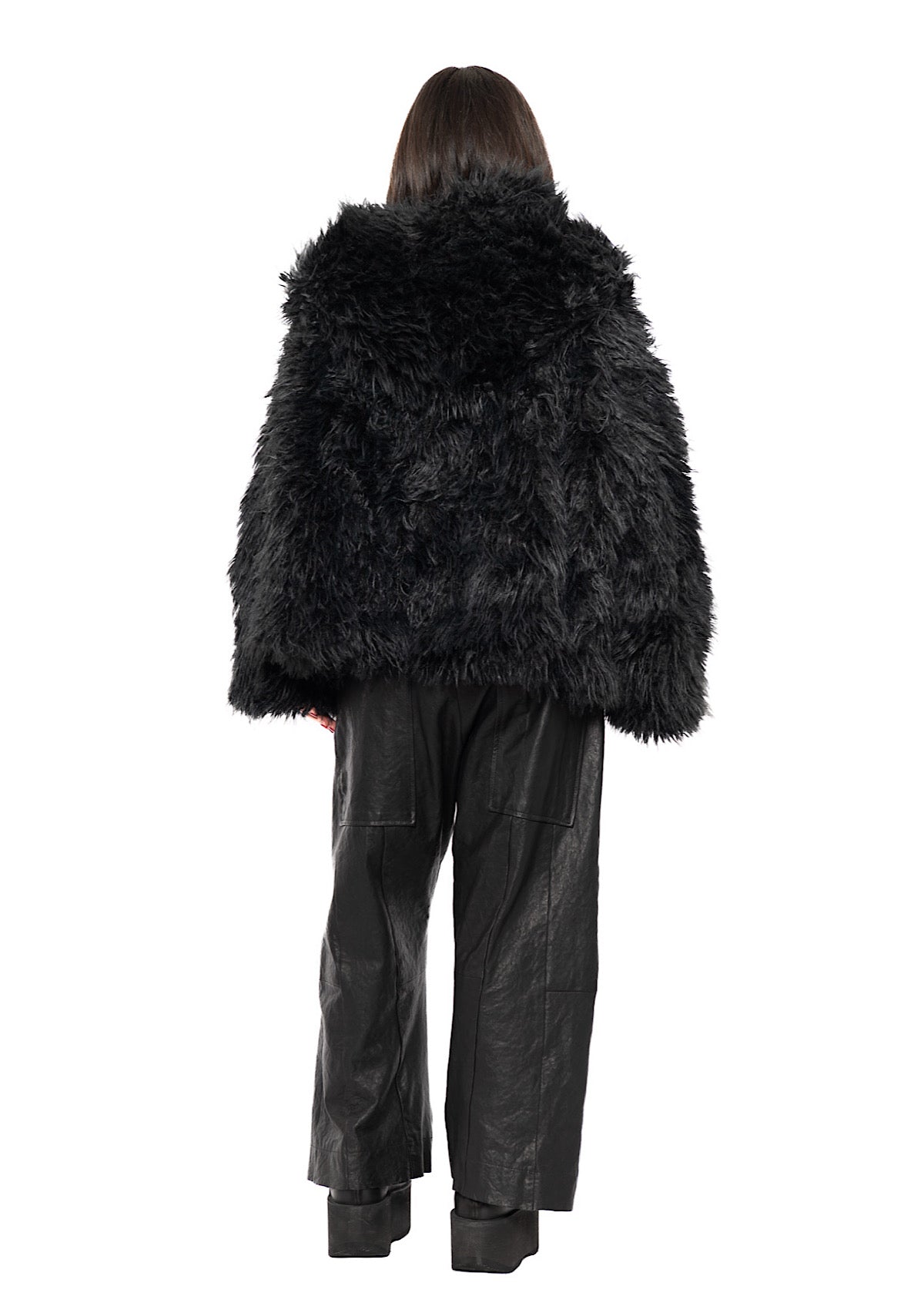 OVERSIZED FAUX FUR JACKET