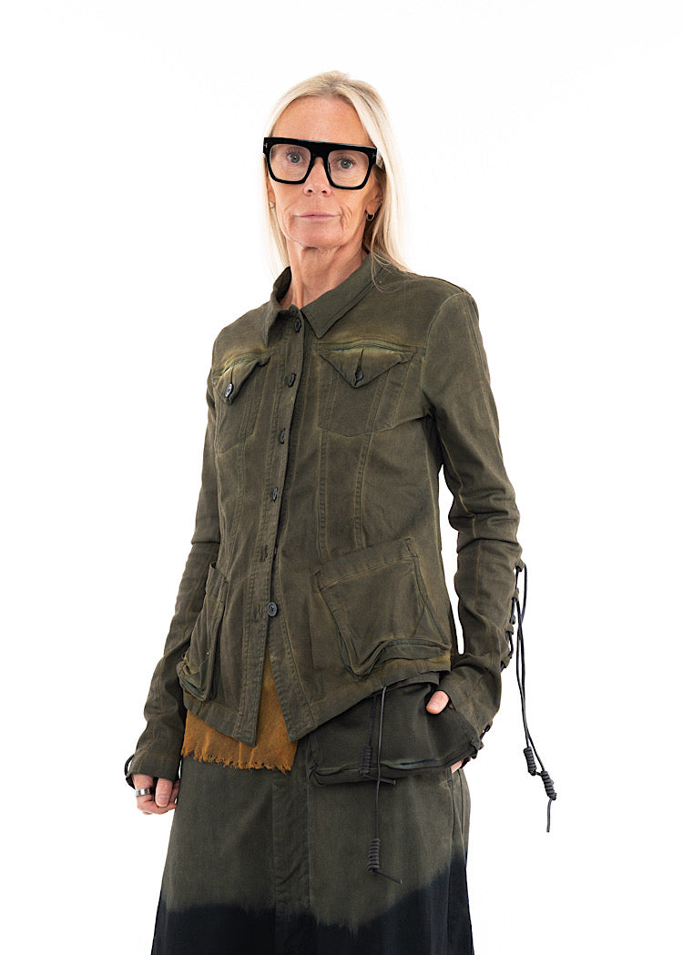 RUNDHOLZ DIP JACKET *BLACK GLOSS* (Shown in LAGOON LIGHT)