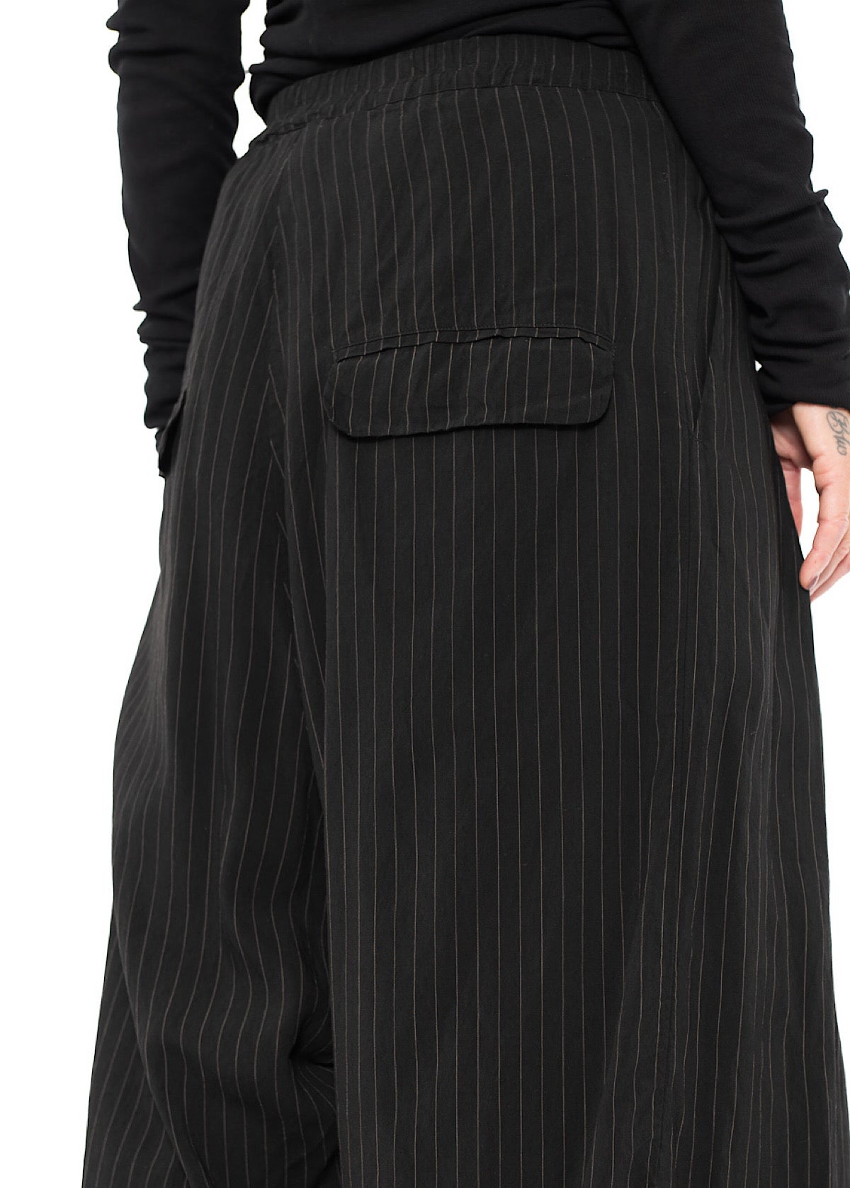 FLUID PINSTRIPE PALAZZO TROUSER