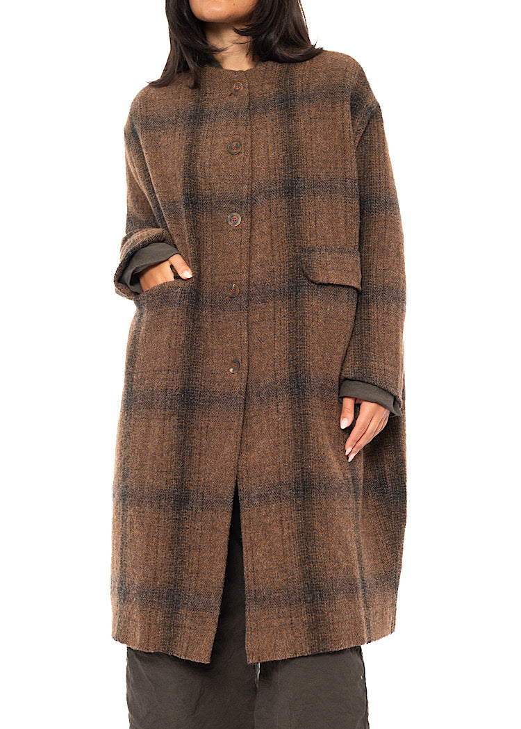 HARRIS TWEED MARINA COAT