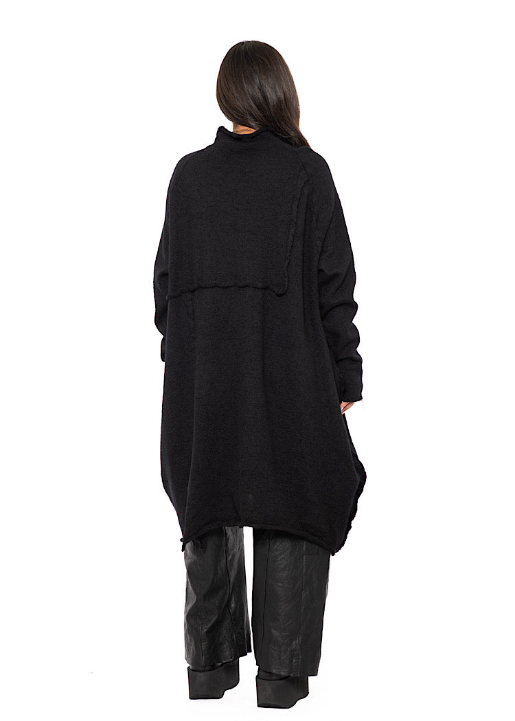 OVERSIZED WOOL KNITTED DRESS