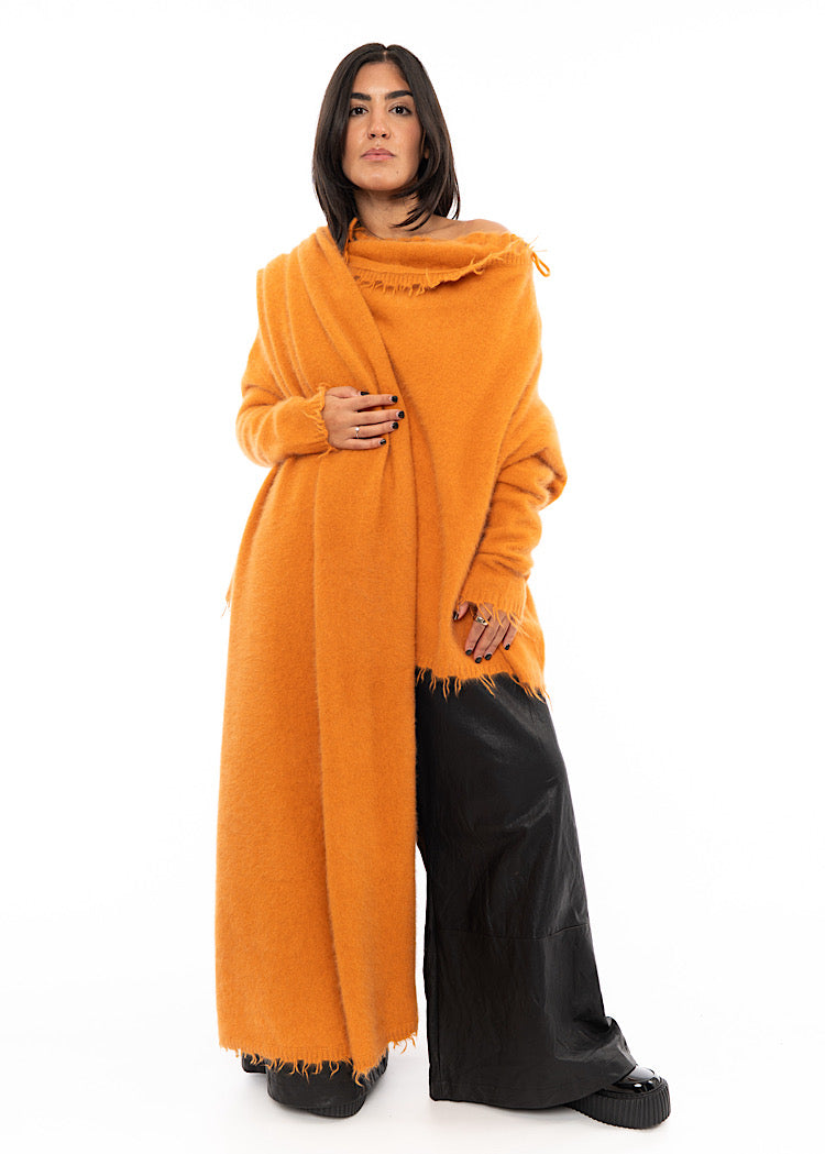 RUNDHOLZ DIP KNITTED SCARF