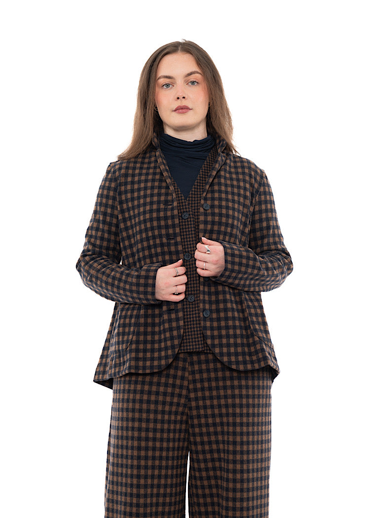OVERSIZED CHECKED CIMONE JQ JACKET