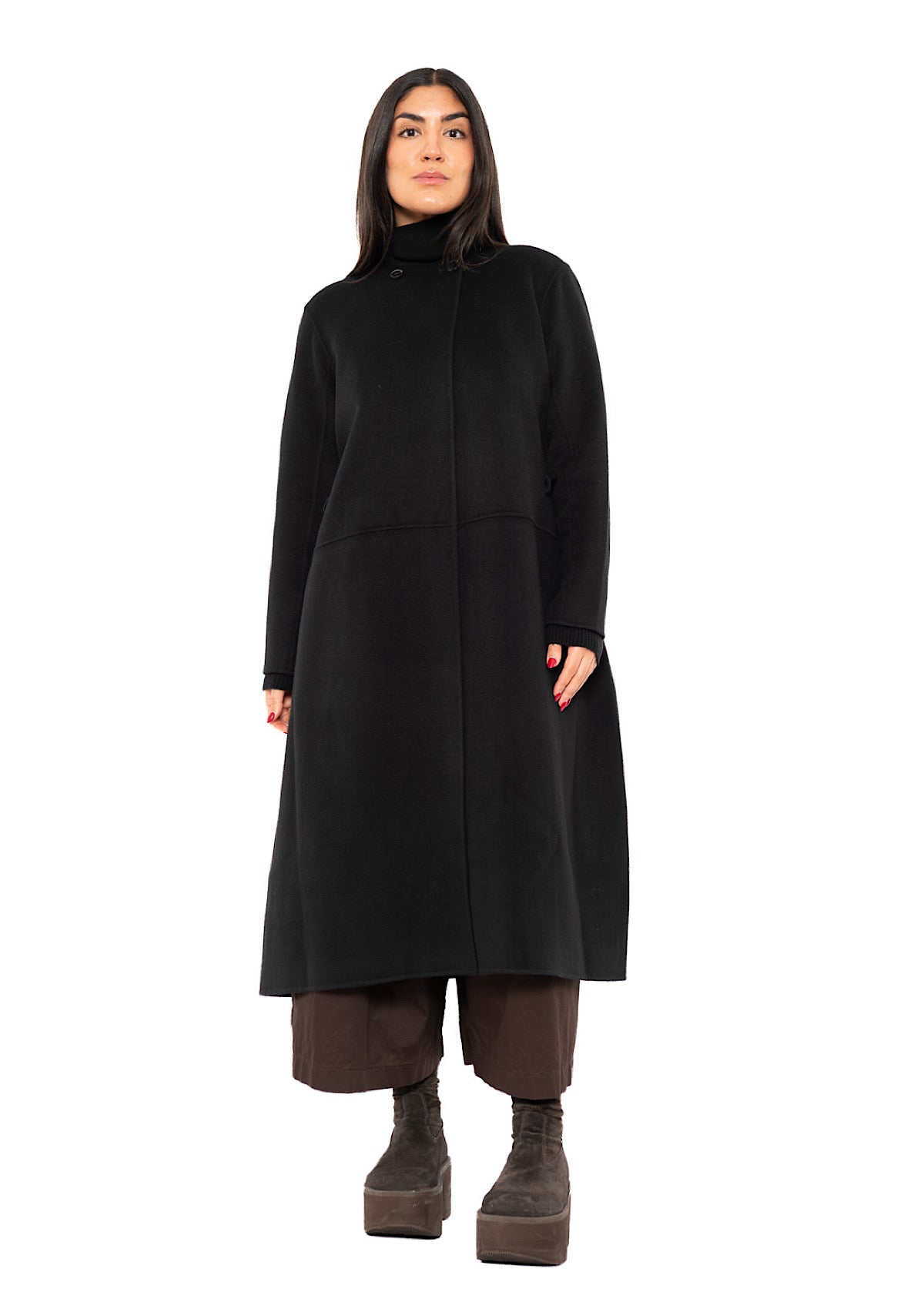 BELTED CASHMERE COAT