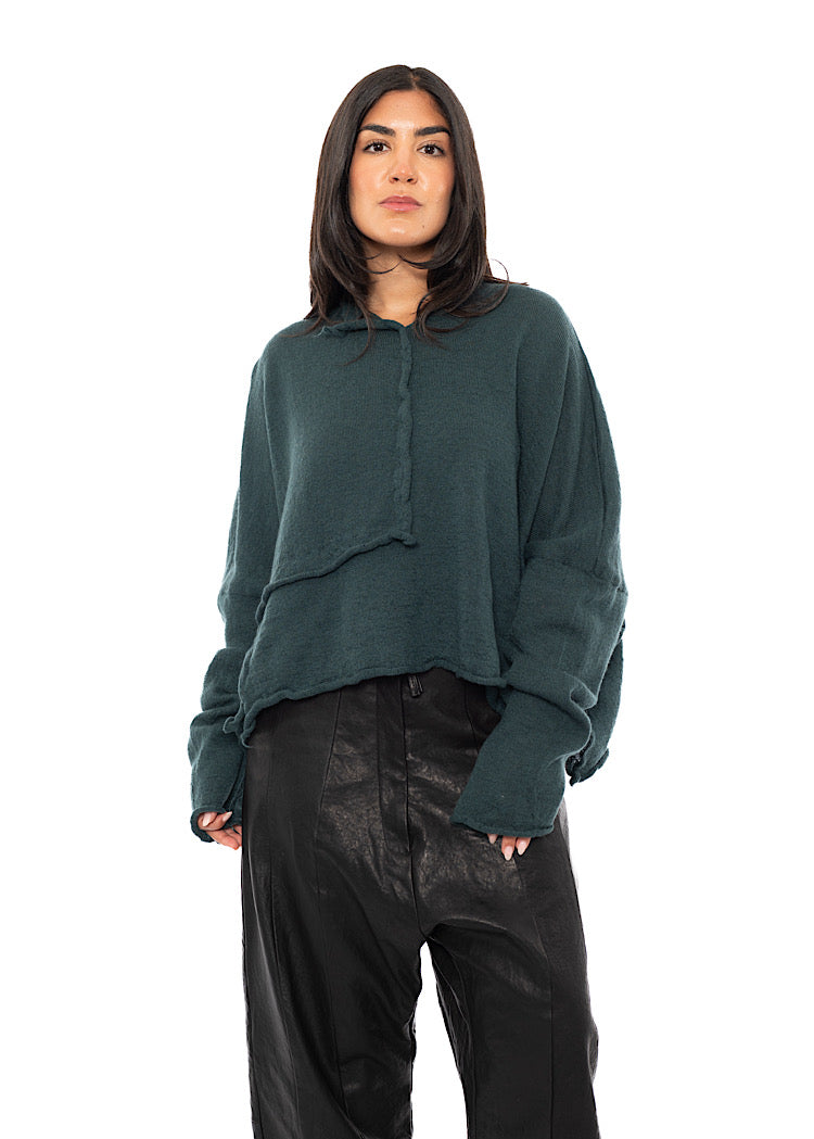BOILED WOOL KNITTED PULLOVER