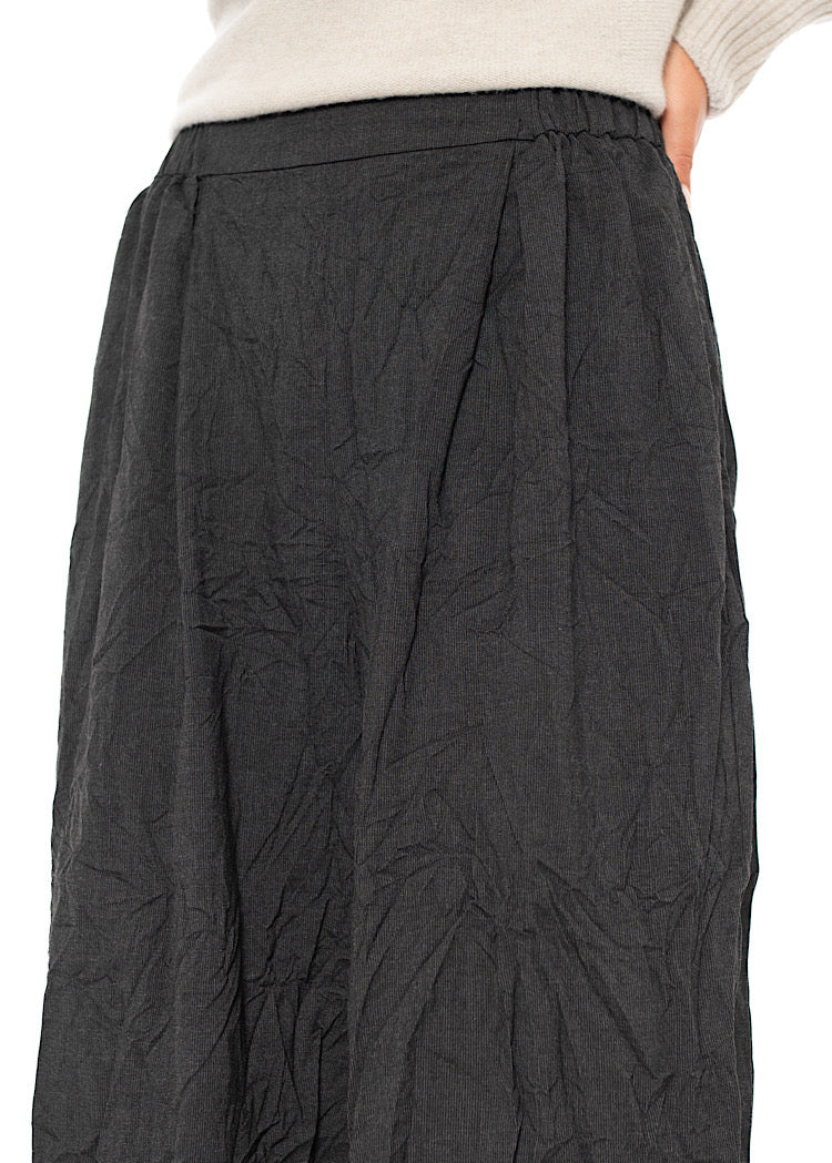 CRINKLE WIDE-LEG TROUSER