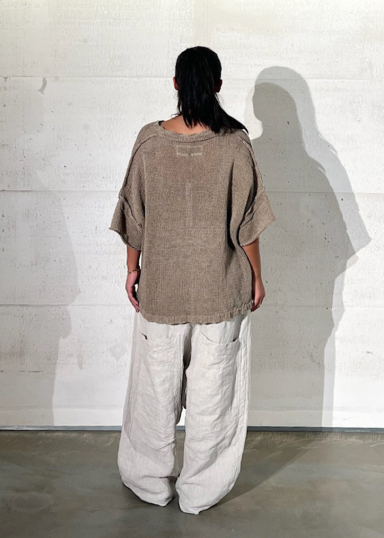 PRE-ORDER RUNDHOLZ DIP PULLOVER *SEAWEED* (Shown in LINEN)