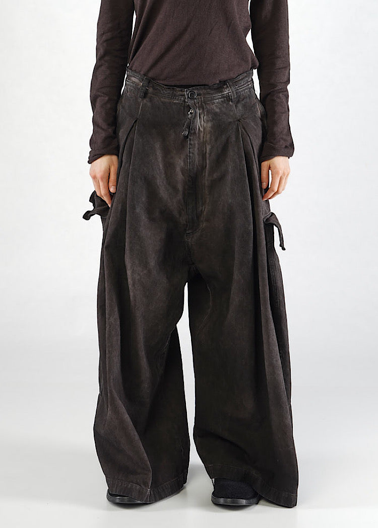 RUNDHOLZ MAINLINE TROUSER *TURF BLACK* (Shown in TURF WASH)