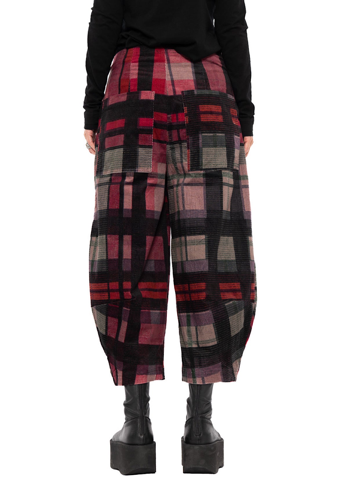 HERITAGE CHECK BALLOON TROUSER