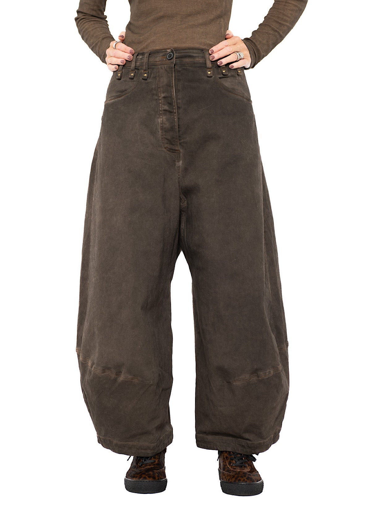 SIGNATURE BALLOON DENIM TROUSER