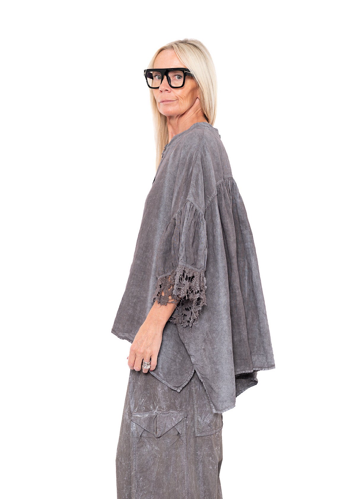 RUNDHOLZ DIP BLOUSE