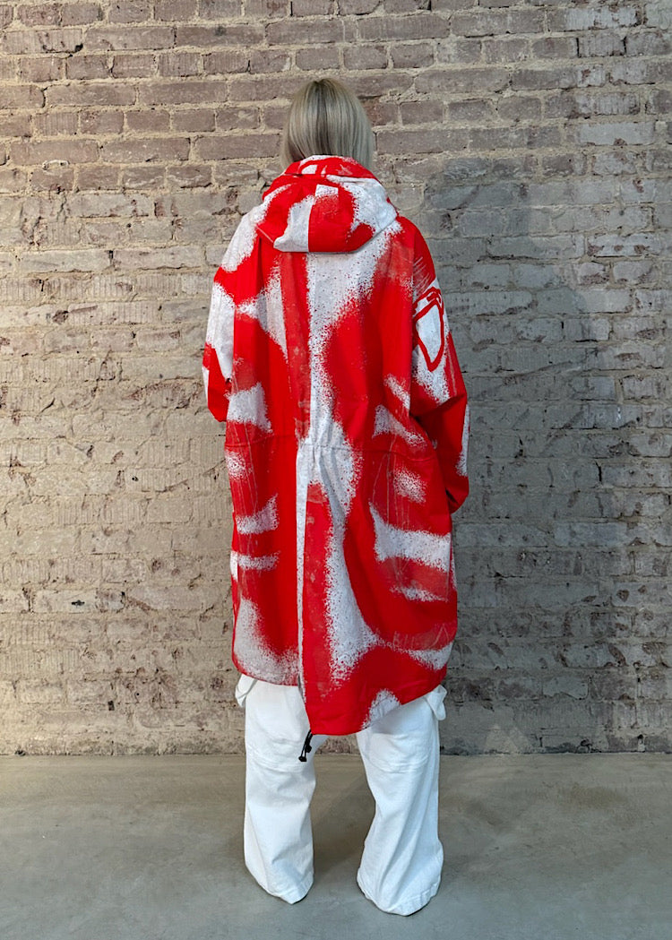 PRE-ORDER RUNDHOLZ MAINLINE COAT *BLACK PRINT* (Shown in KETCHUP PRINT)