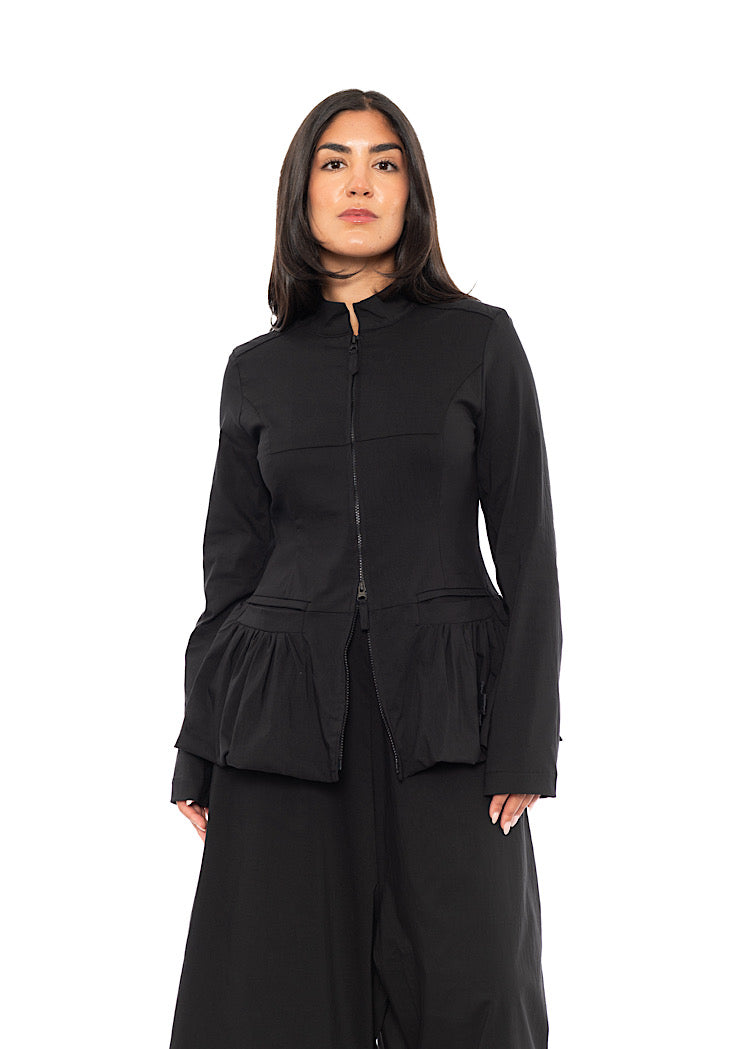 FITTED ZIP-UP JACKET