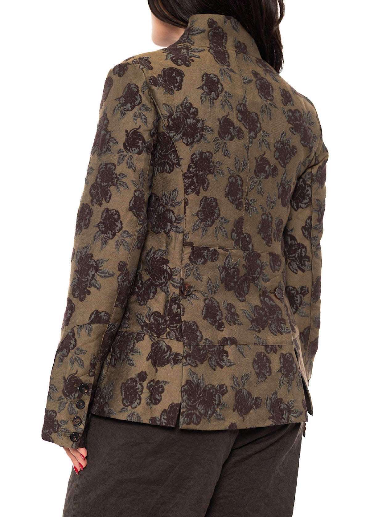 HERITAGE FLORAL STAND COLLAR JACKET