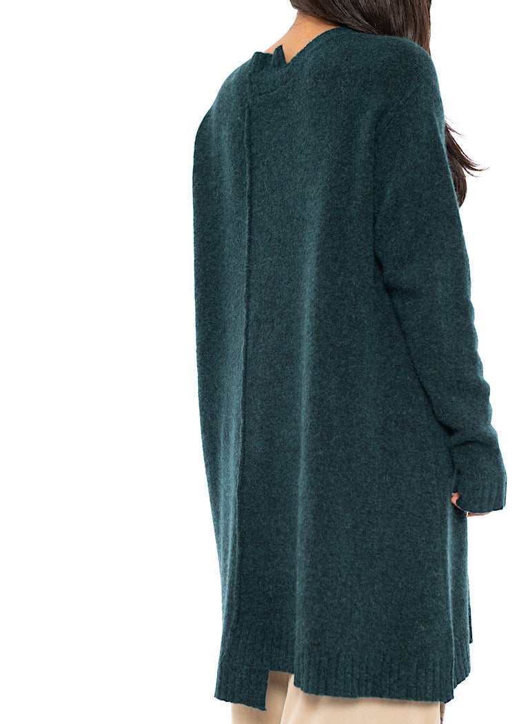BRUSHED MÉLANGE KNITTED TUNIC