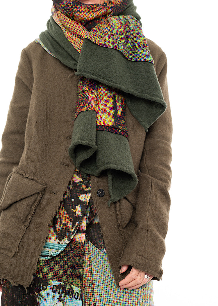 RUNDHOLZ DIP 1/2 SHARER KNITTED SCARF