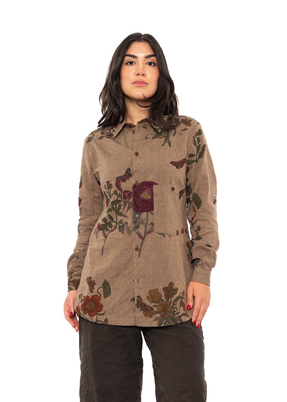 BOTANICAL PRINTED SHIRT