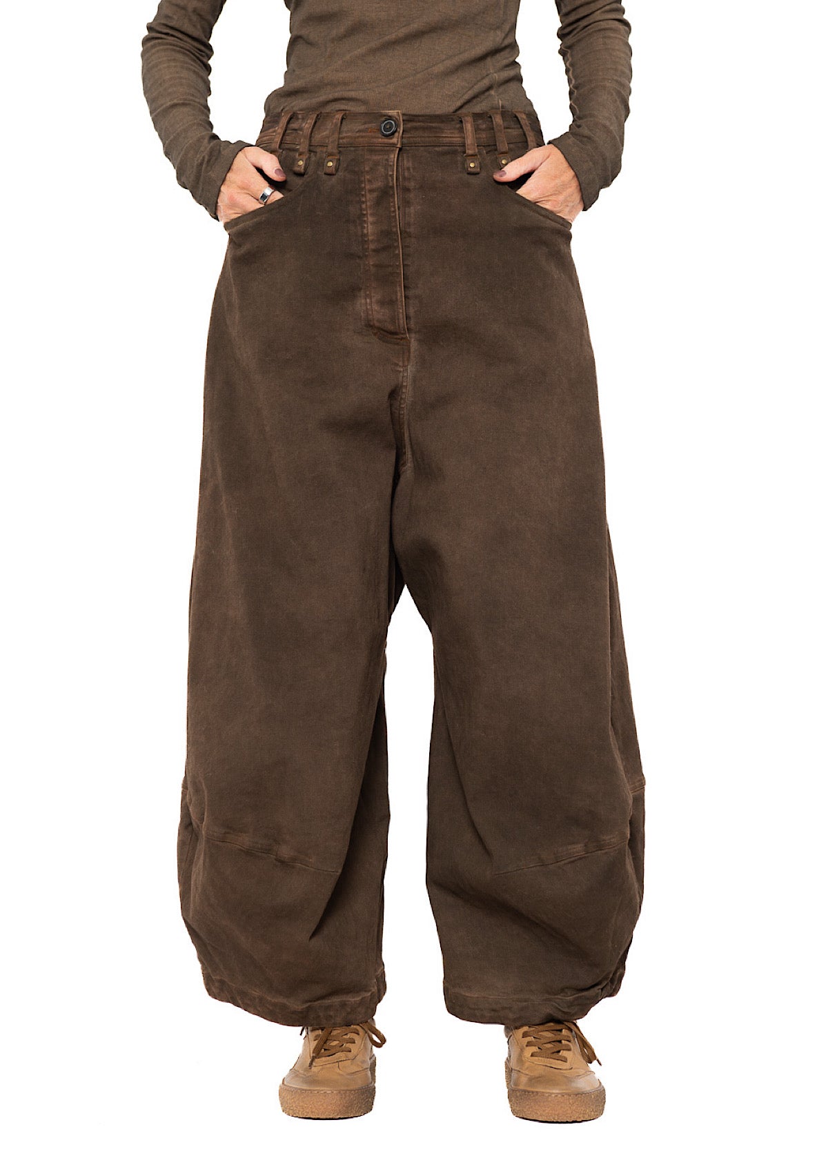 SIGNATURE BALLOON DENIM TROUSER