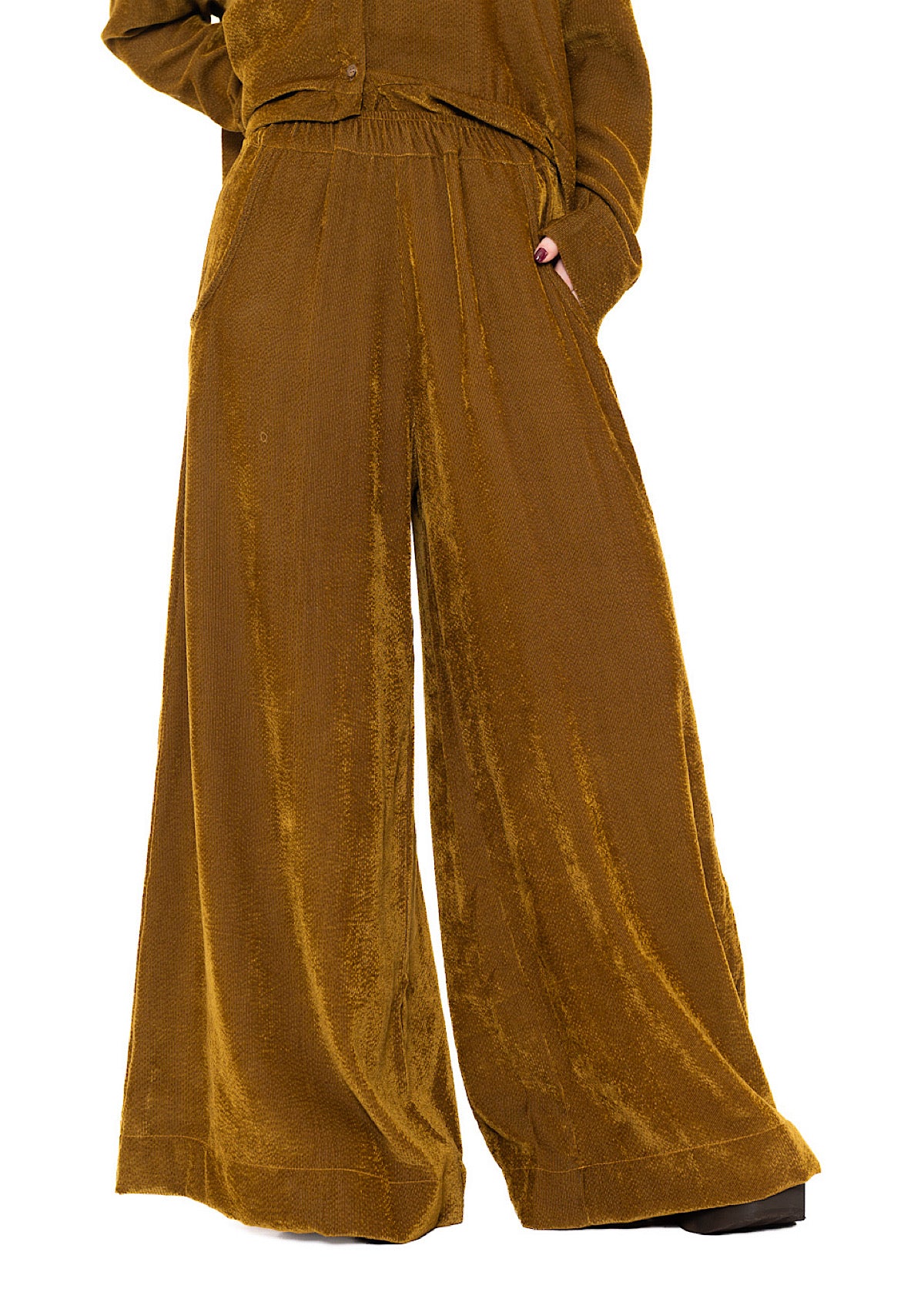 FLUID WIDE-LEG MADDA TROUSER